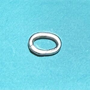 Oval Sterling Silver Clasping Link to replace discontinued Tiffany Jump Ring